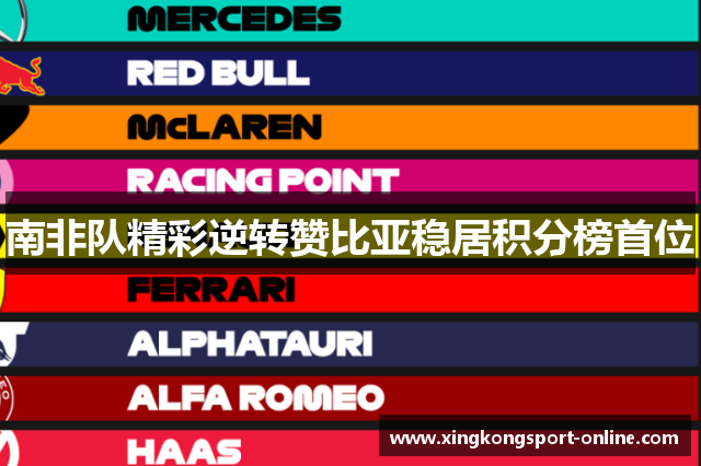 南非队精彩逆转赞比亚稳居积分榜首位